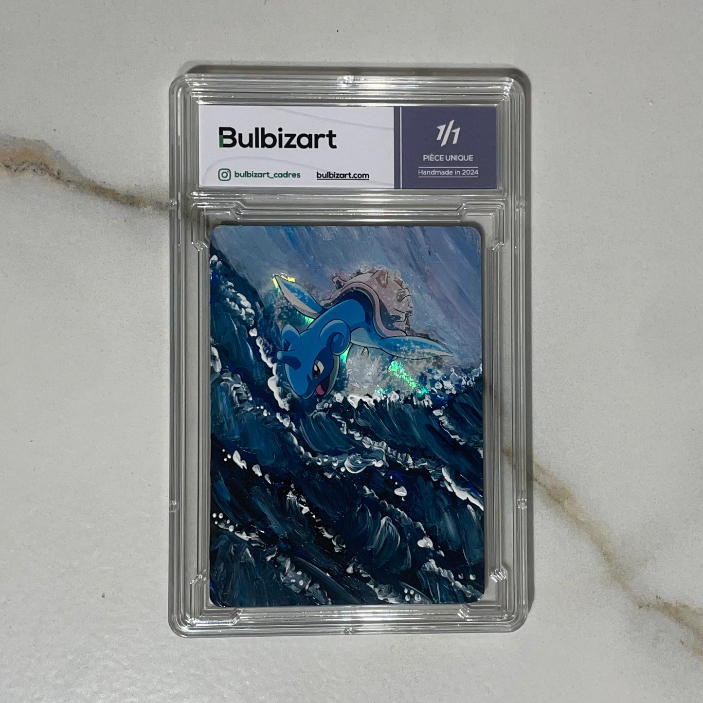 Lokhlass custom pokemon card - bulbizart case 1/1