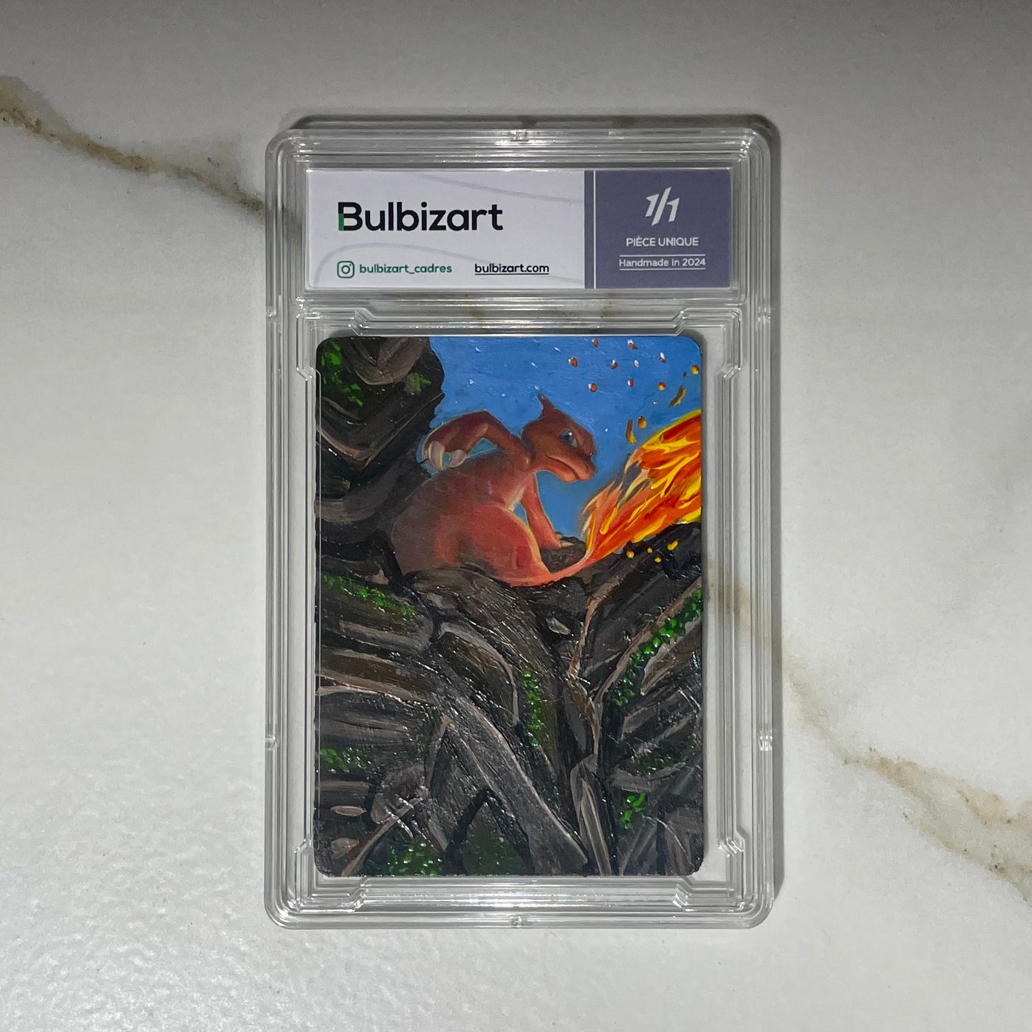 Reptincel custom pokemon card - bulbizart case 1/1-