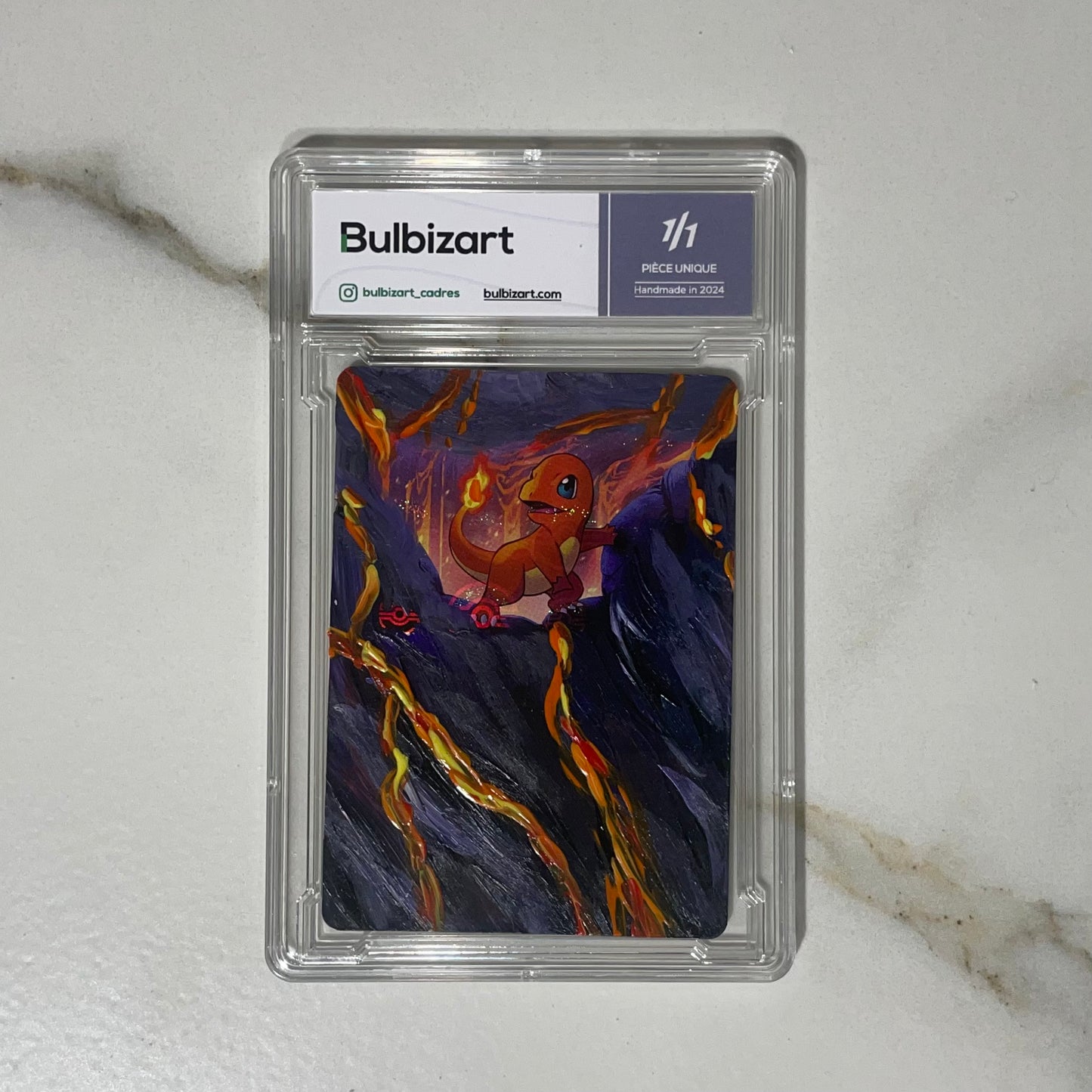 Salamèche custom pokemon card - bulbizart case 1/1