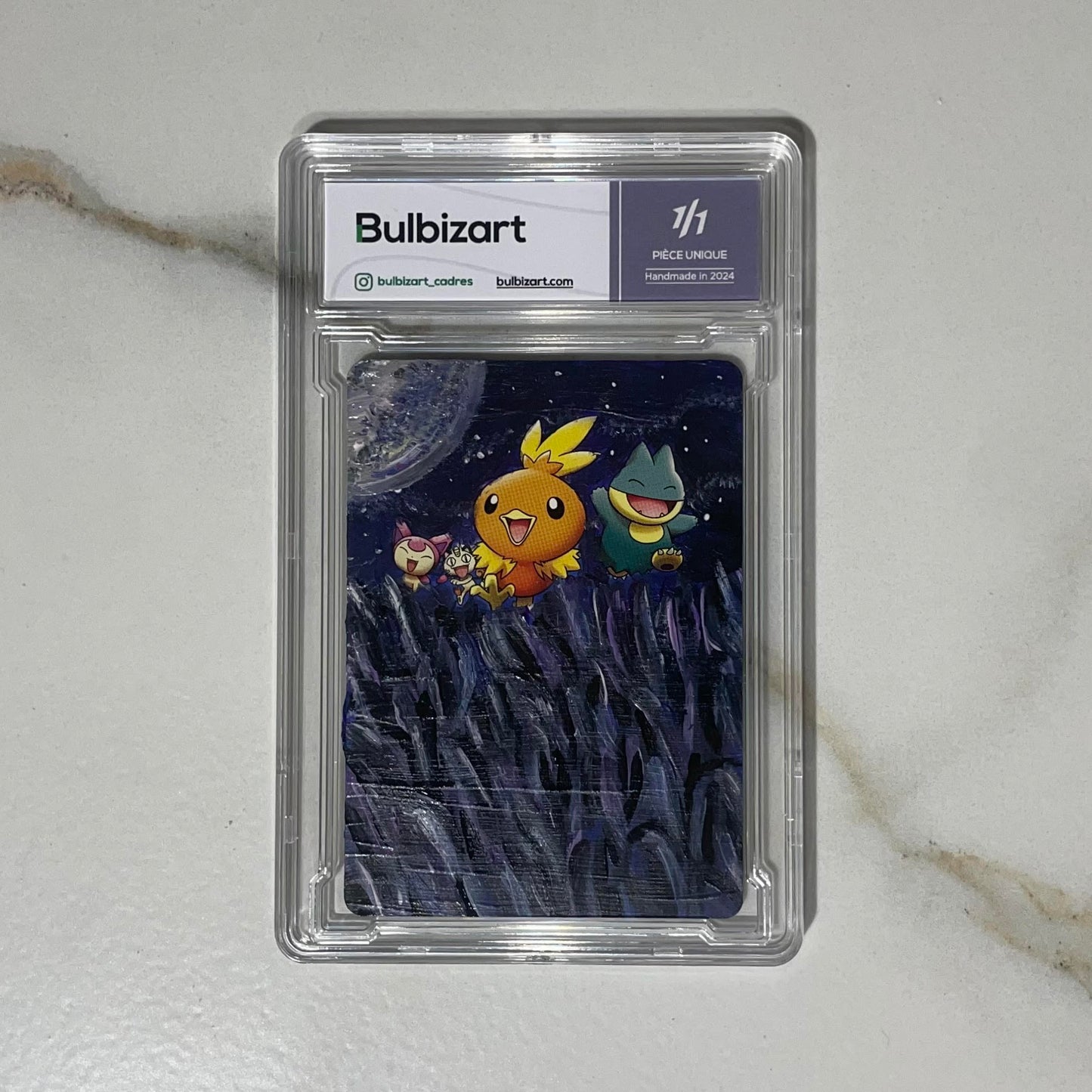 Poussifeu, Goinfrex, Miaous et Skitty custom pokemon card - bulbizart case 1/1