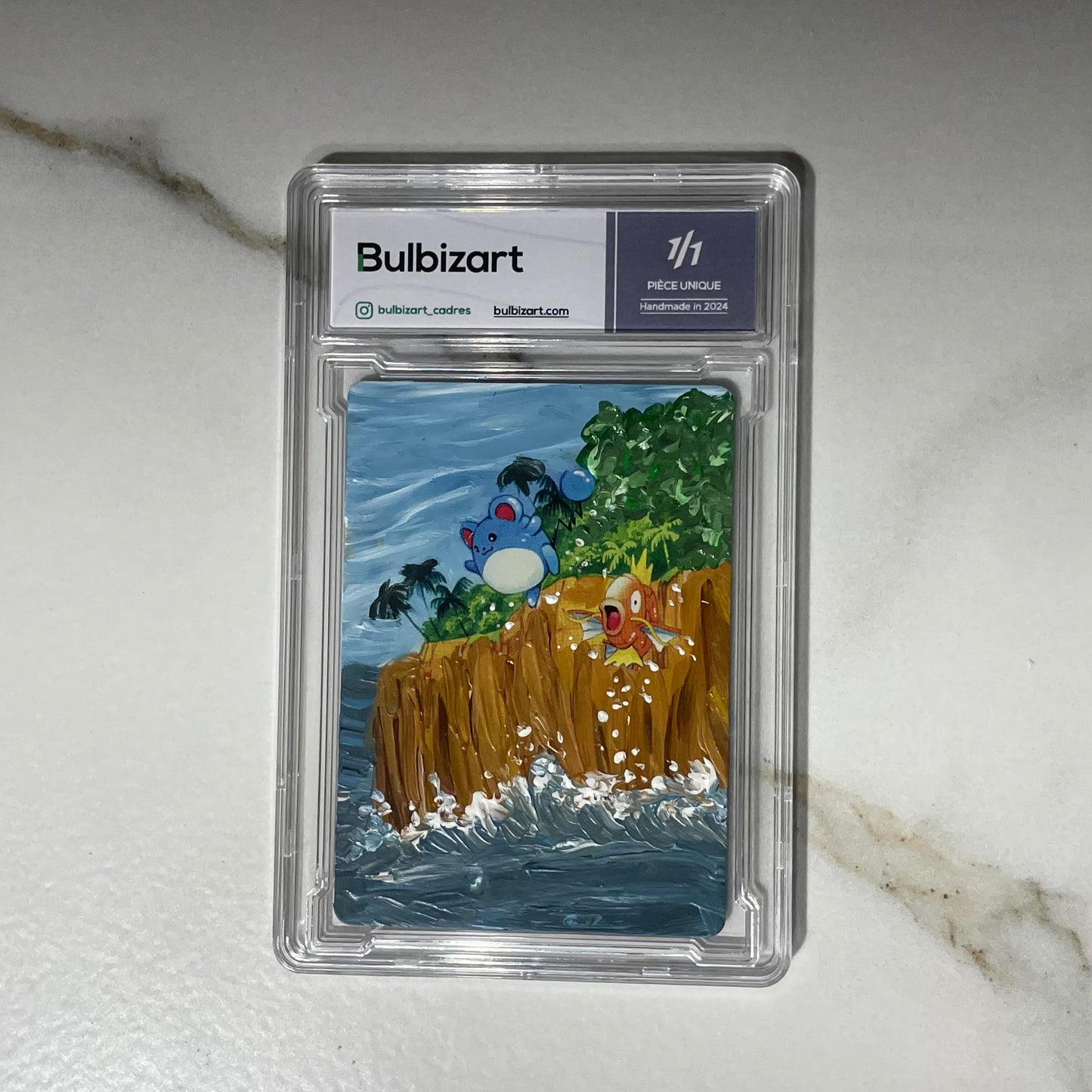 Marill et Magicarpe custom pokemon card - bulbizart case 1/1